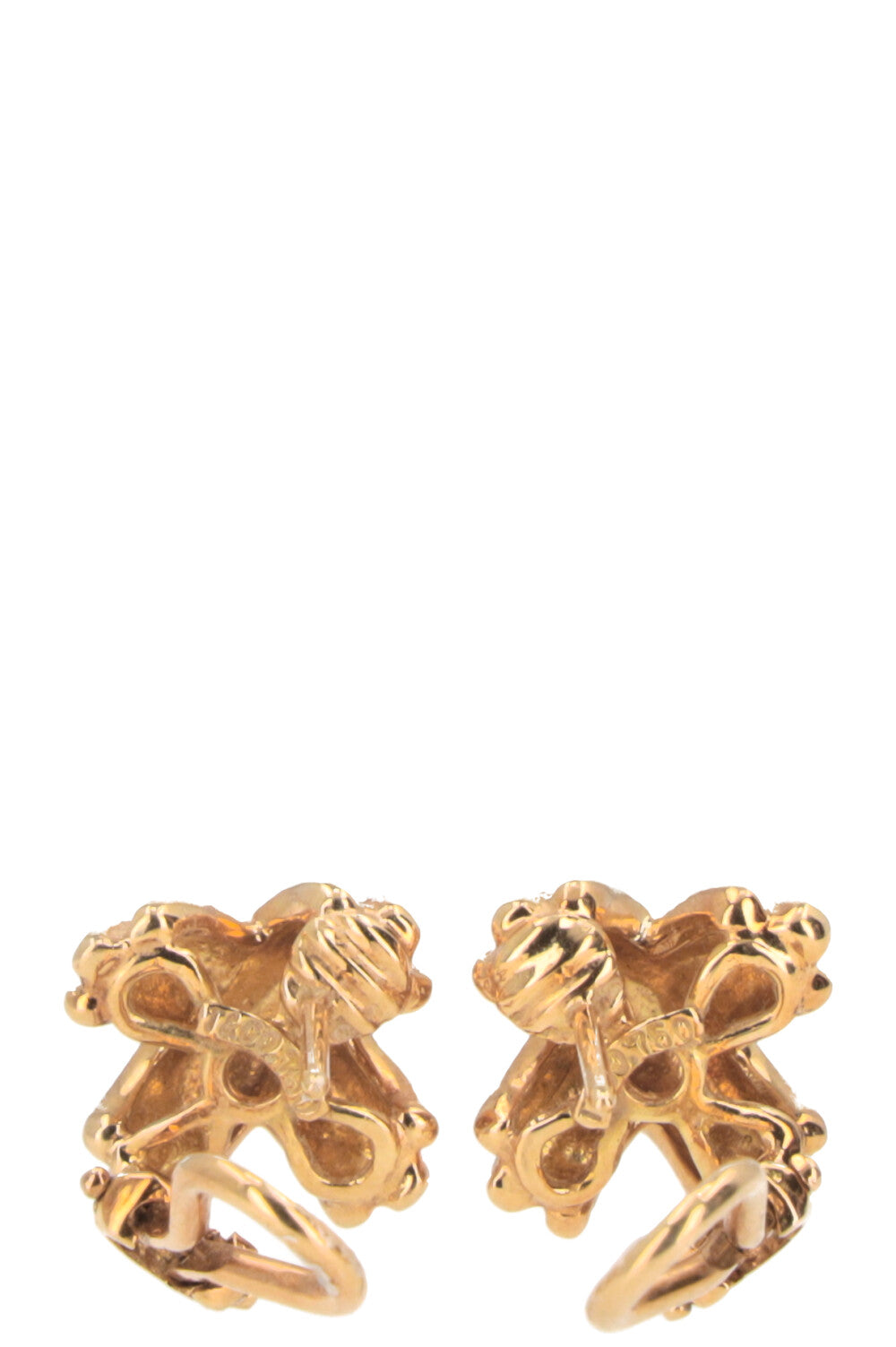 TIFFANY & Co. Signature X Earrings 18k Yellow Gold
