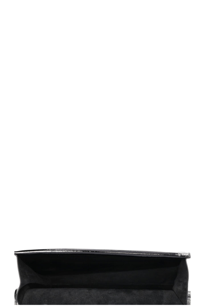 GUCCI Dionysus Large Shoulder Bag Patent Black