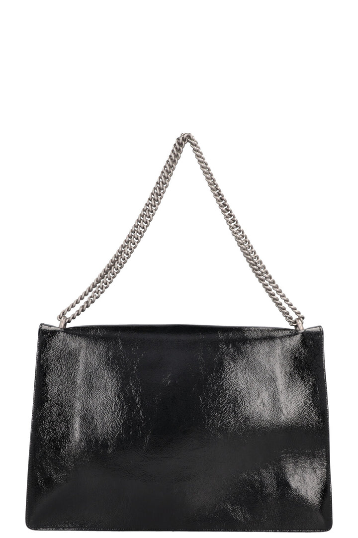 GUCCI Dionysus Large Shoulder Bag Patent Black