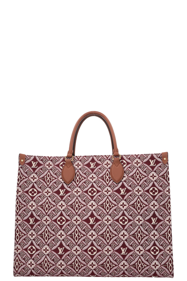 LOUIS VUITTON OnTheGo GM Since 1854 Canvas Red