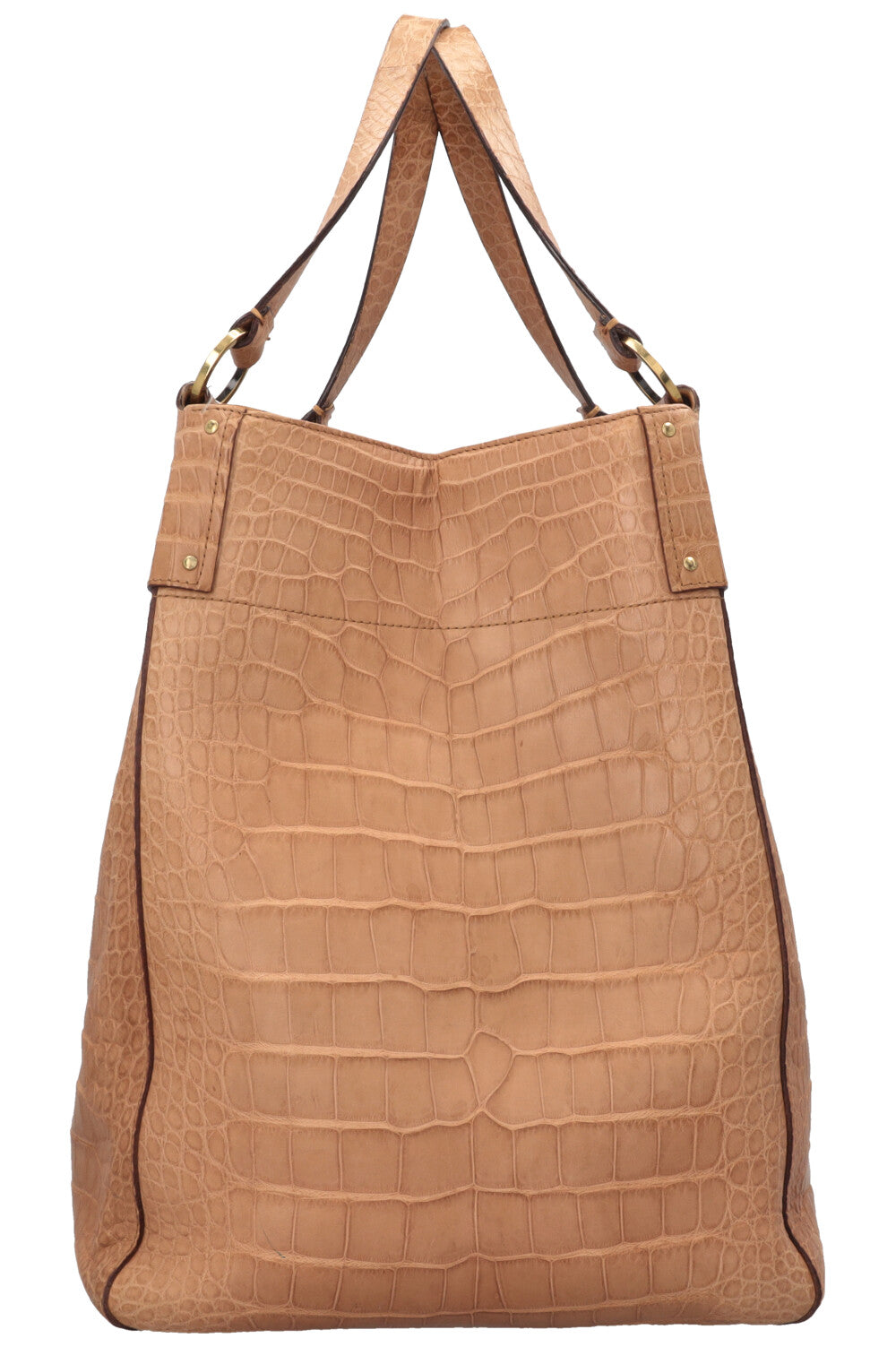 GUCCI Bucket Bag Croco Beige