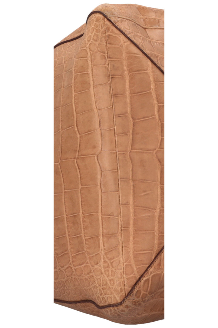 GUCCI Bucket Bag Croco Beige