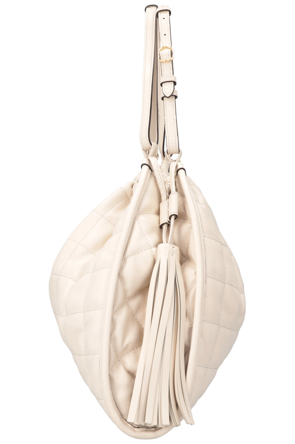 GUCCI Deco Medium Hobo Bag Leather White