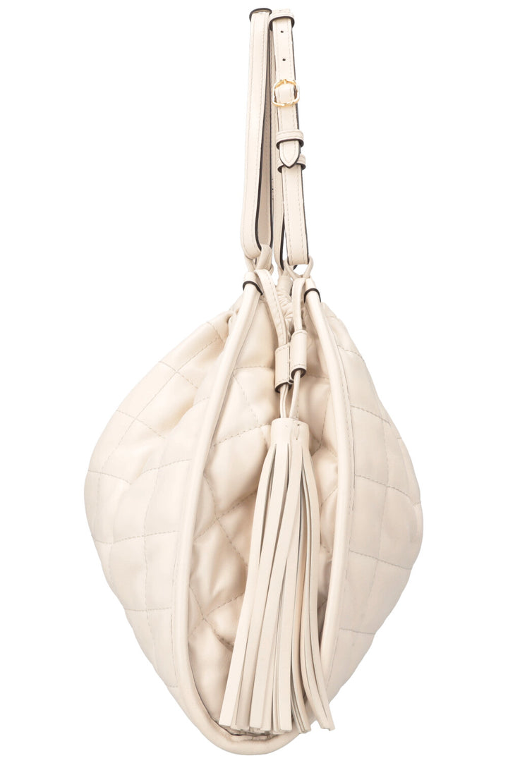 GUCCI Deco Medium Hobo Bag Leather White