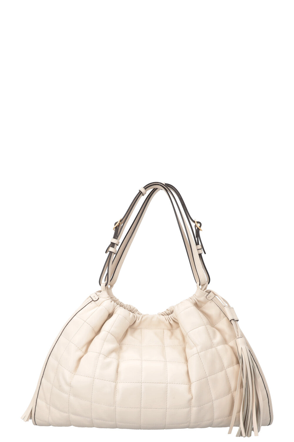 GUCCI Deco Medium Hobo Bag Leather White