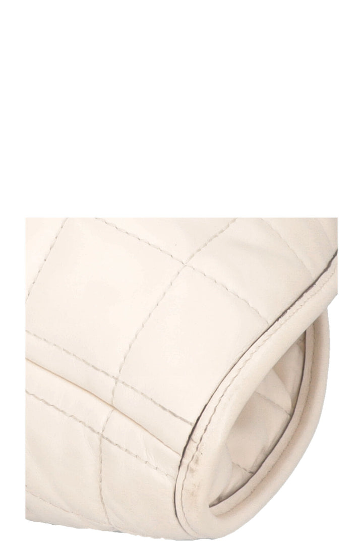 GUCCI Deco Medium Hobo Bag Leather White