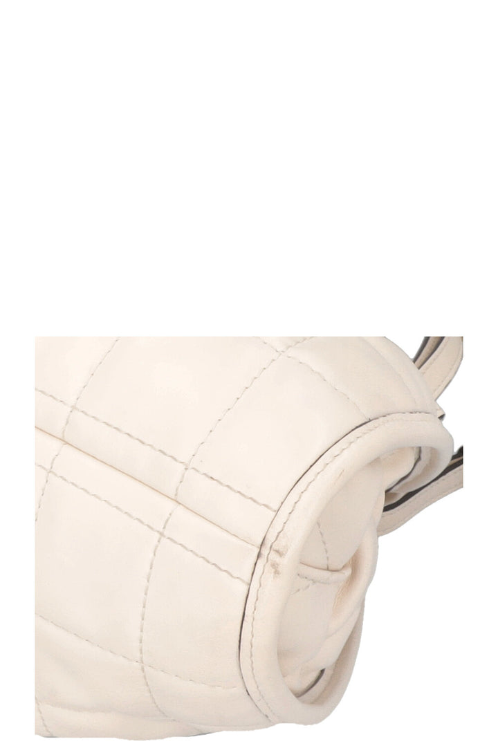 GUCCI Deco Medium Hobo Bag Leather White