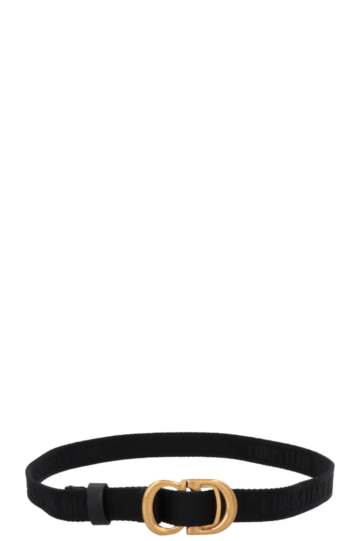CHRISTIAN DIOR Ceinture CD Noir