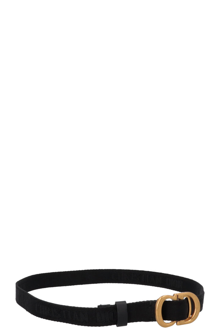 CHRISTIAN DIOR Ceinture CD Noir