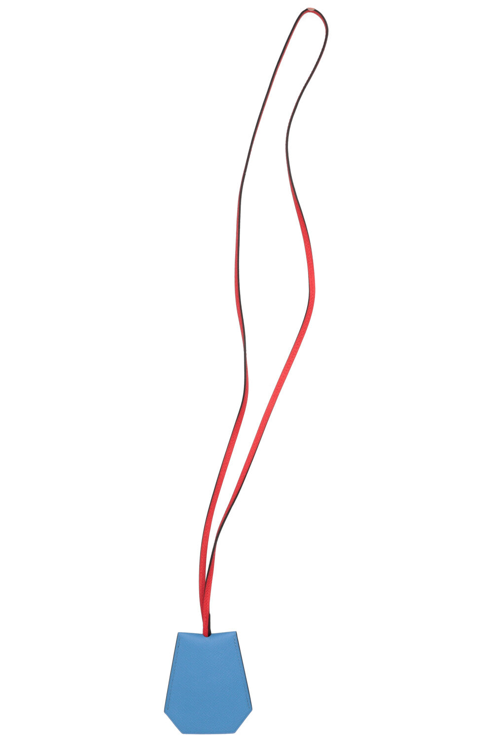 HERMÈS Petit H Hibouton Clochette Charm Bleu Rouge