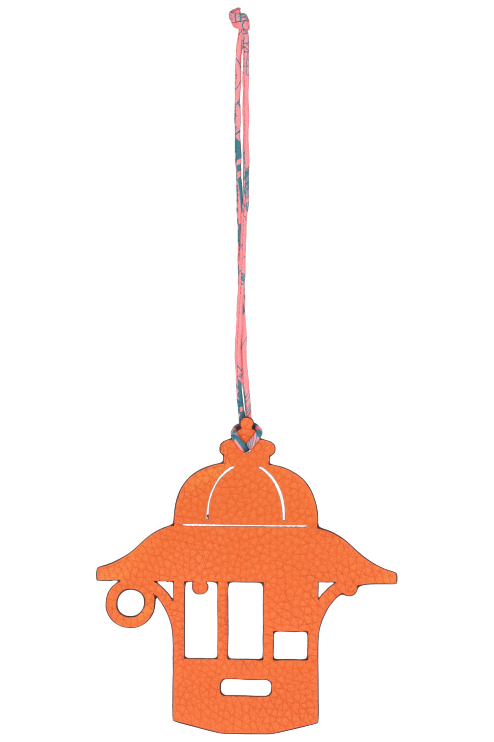 HERMÈS Petit H Kiosque Charm Orange Red