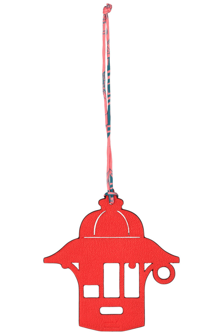 HERMÈS Petit H Kiosque Charm Orange Red