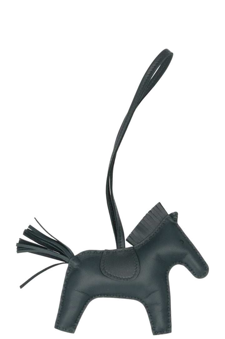 HERMÈS Rodeo MM Bag Charm Moss Green