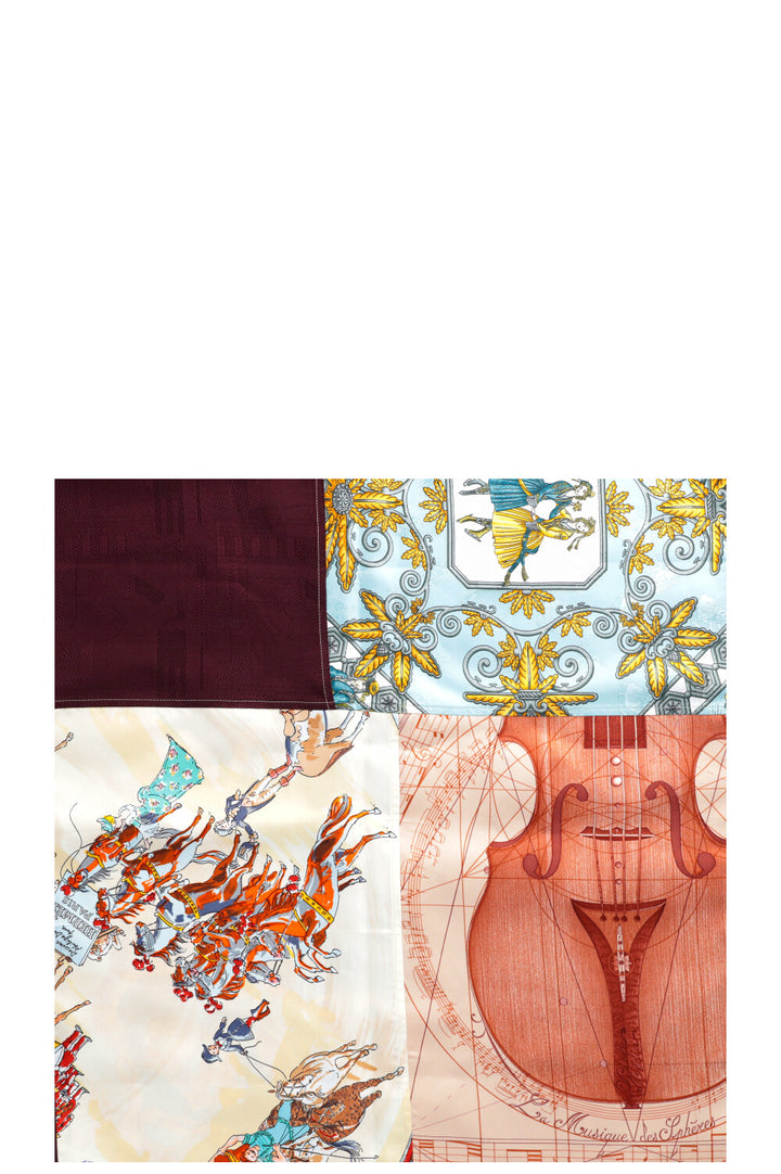 HERMÈS Stola Patchwork Multicolor
