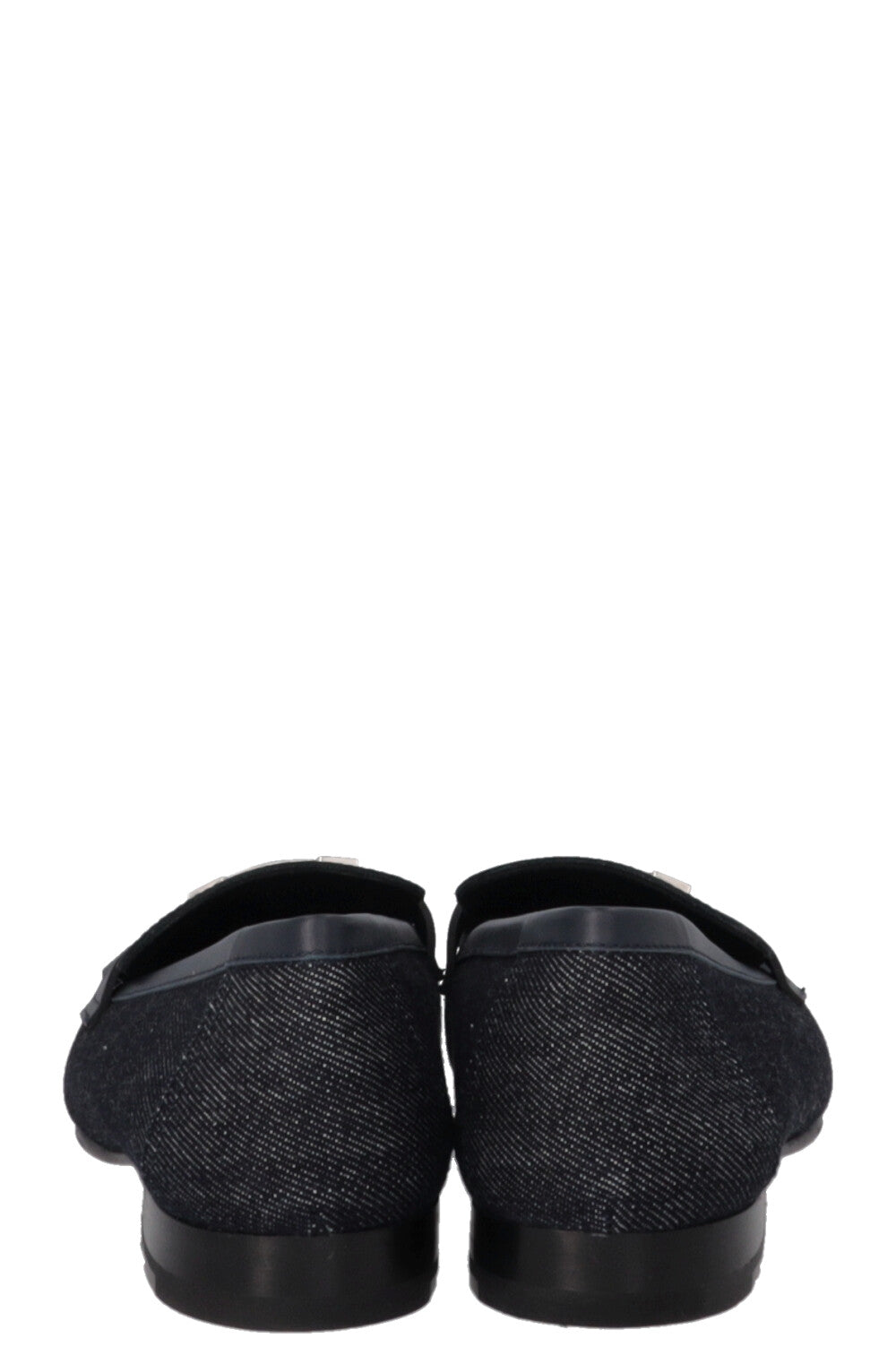 HERMÈS Royal Fringed Loafer Denim Navy