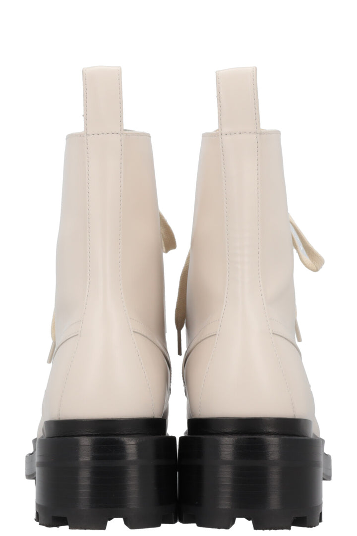 HERMÈS Funk Boots Leather Ivory