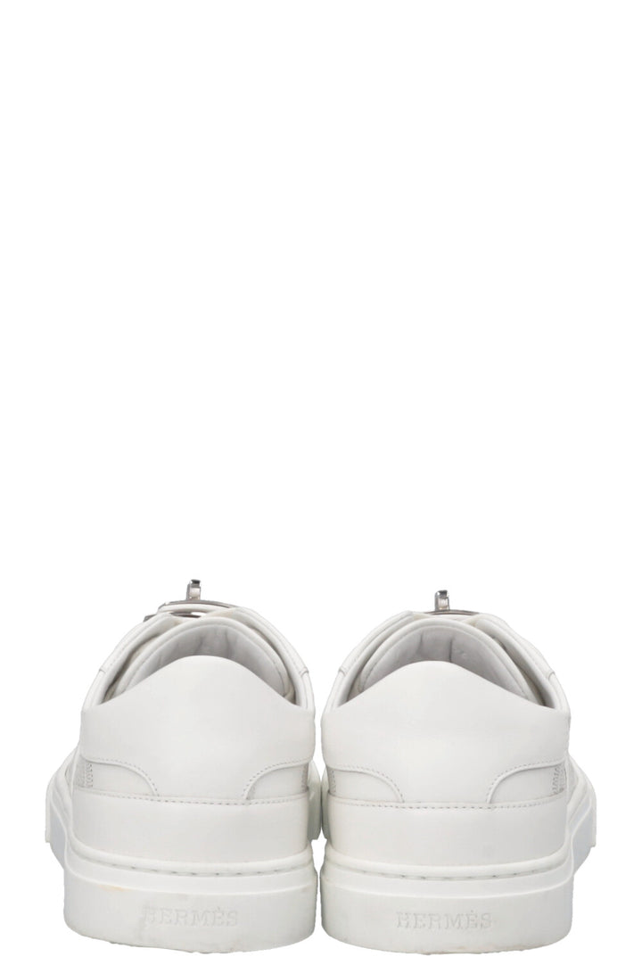 HERMÈS Day Laser Cut Sneakers White