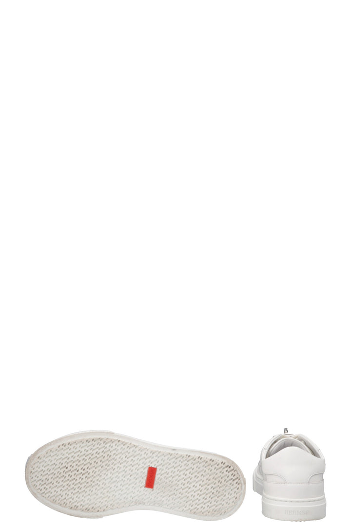 HERMÈS Day Laser Cut Sneakers White