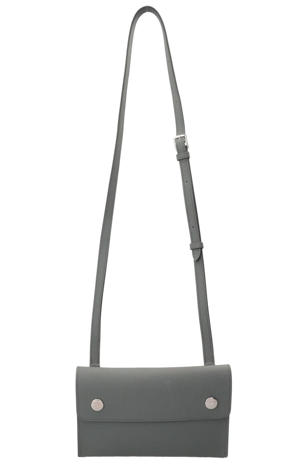 HERMÈS Hermèsnap Wallet Epsom Vert Amande