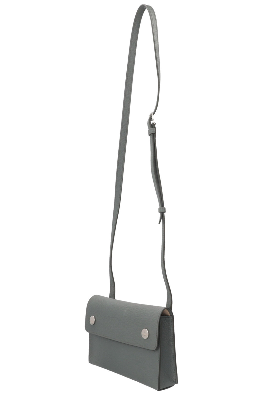 HERMÈS Hermèsnap Wallet Epsom Vert Amande