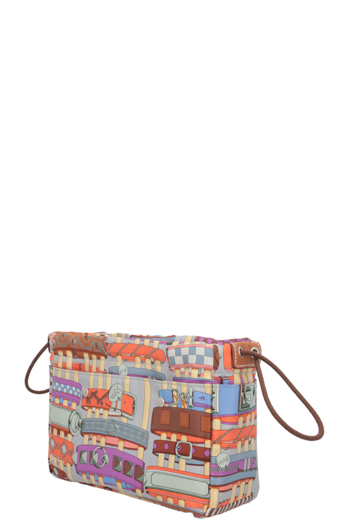 HERMÈS Fourbi 20 Pouch Silk Multicolor
