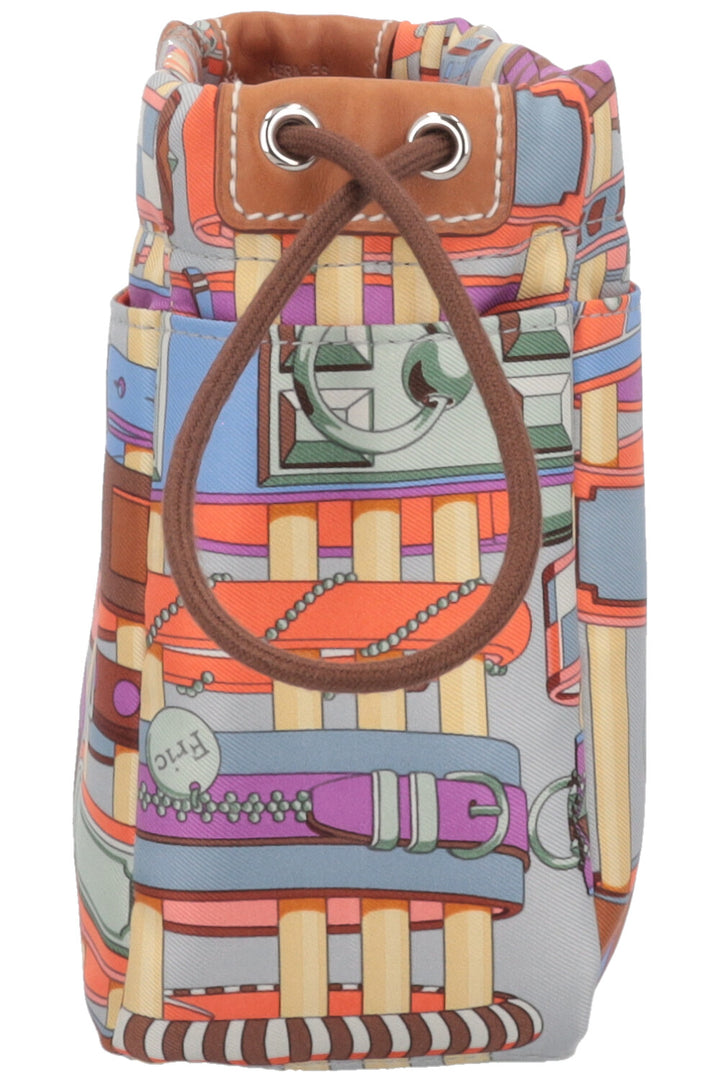 HERMÈS Fourbi 20 Pouch Silk Multicolor