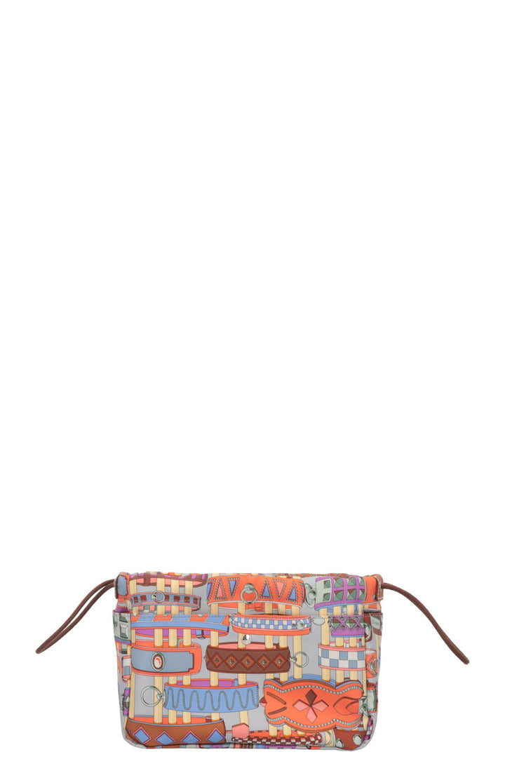 HERMÈS Fourbi 20 Pouch Silk Multicolor
