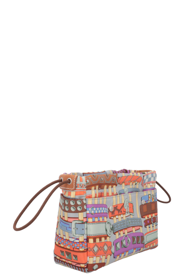 HERMÈS Fourbi 20 Pouch Silk Multicolor