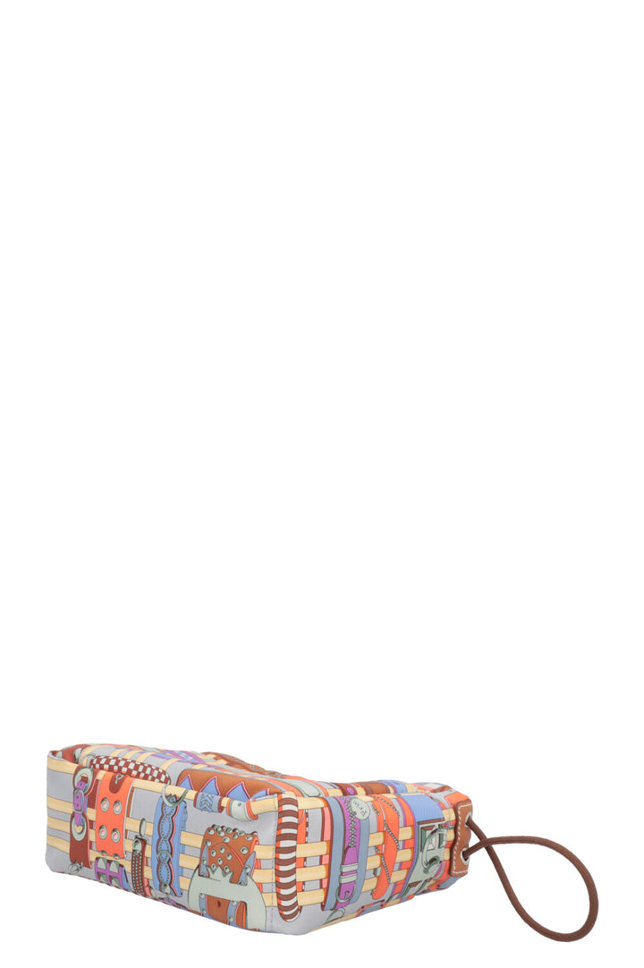 HERMÈS Fourbi 20 Pouch Silk Multicolor