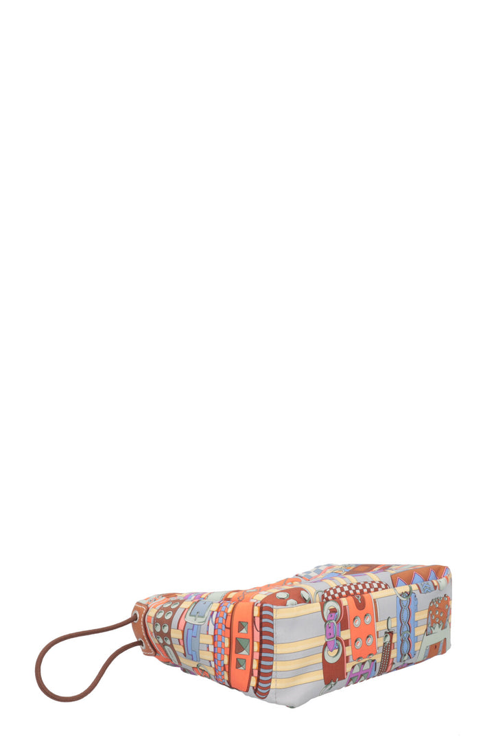 HERMÈS Fourbi 20 Pouch Silk Multicolor