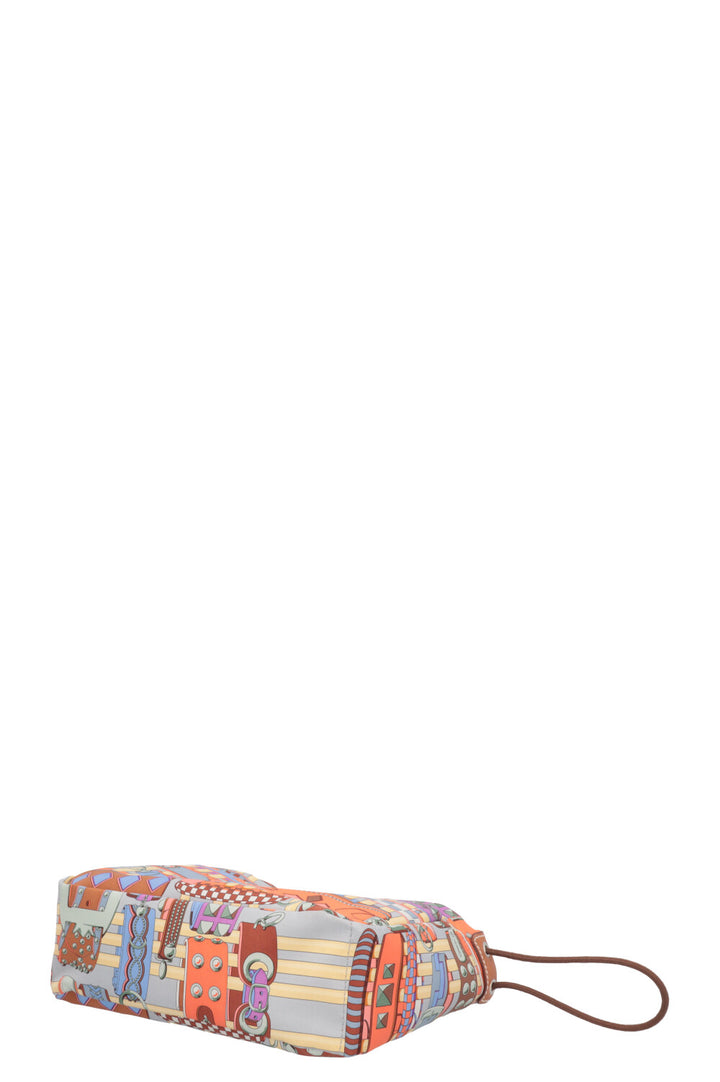 HERMÈS Fourbi 20 Pouch Silk Multicolor