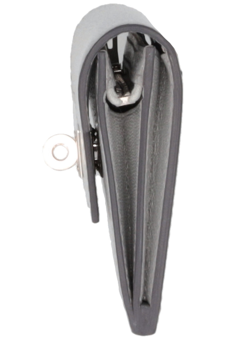 HERMÈS Kelly Pocket Slim Wallet Veau Madame Silver