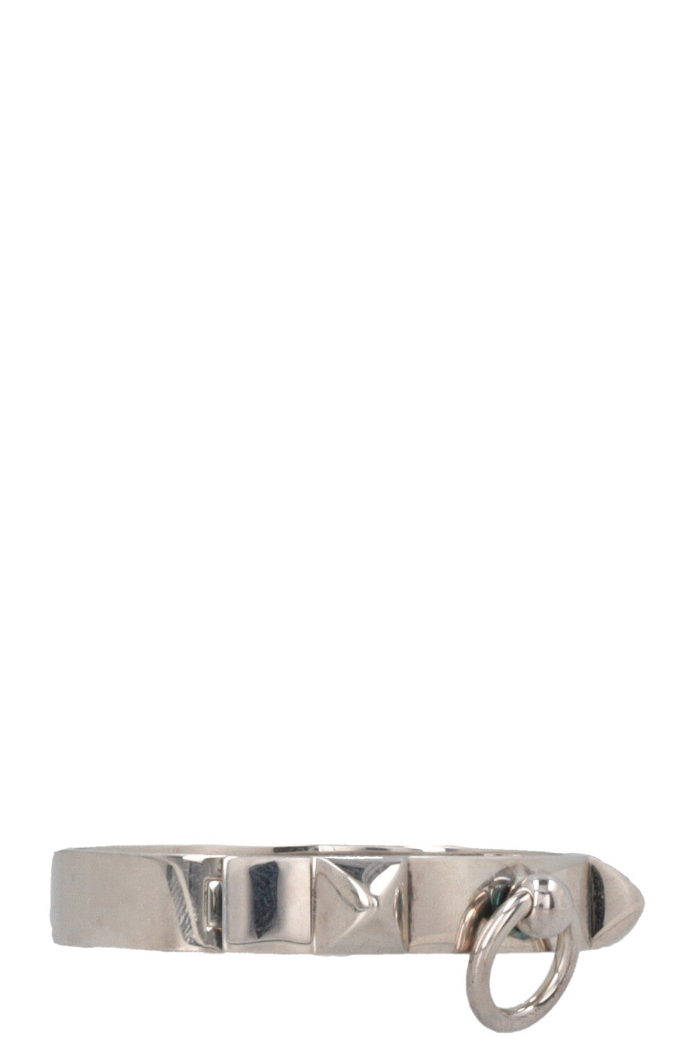 HERMÈS Collier de Chien Bracelet Small Silver