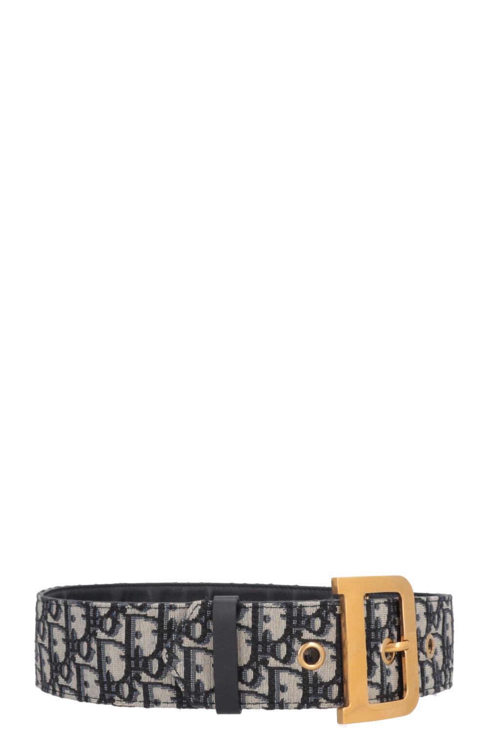 CHRISTIAN DIOR DiorQuake Waist Belt Oblique Blue