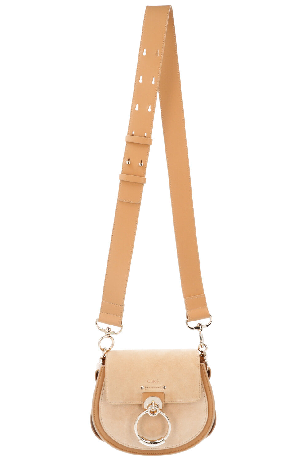 CHLOÉ Small Tess Crossbody Bag Beige