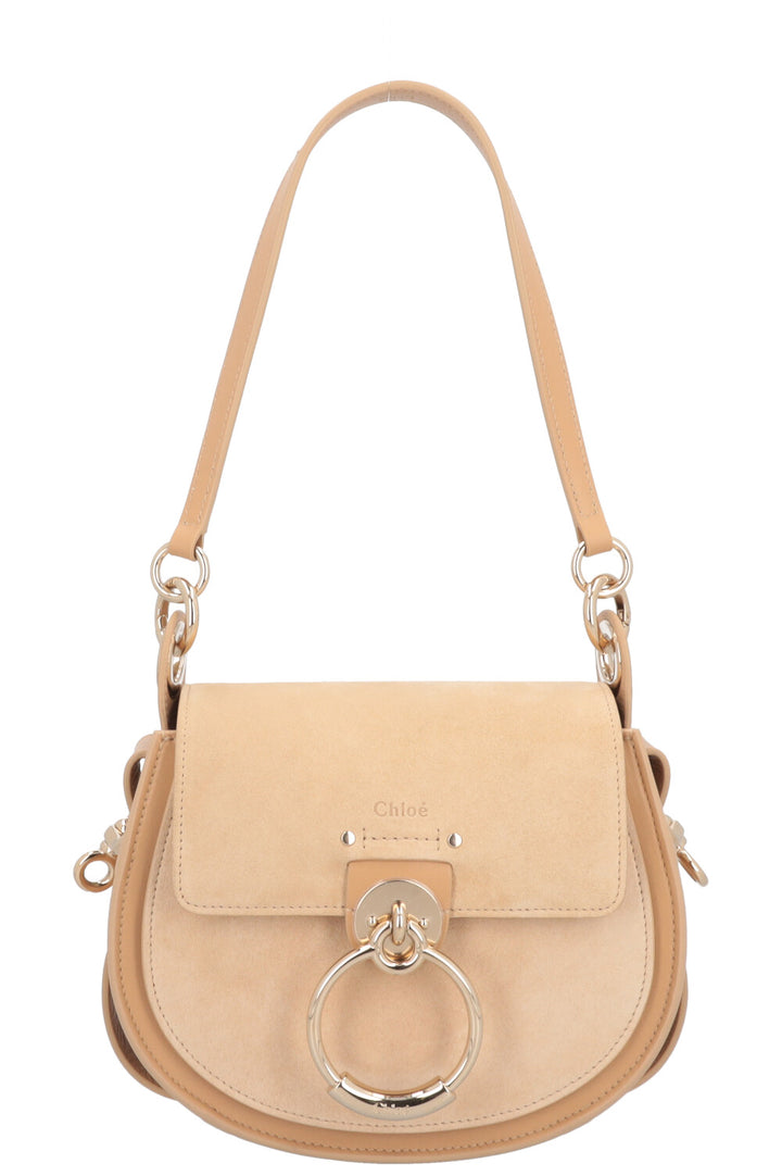 CHLOÉ Small Tess Crossbody Bag Beige