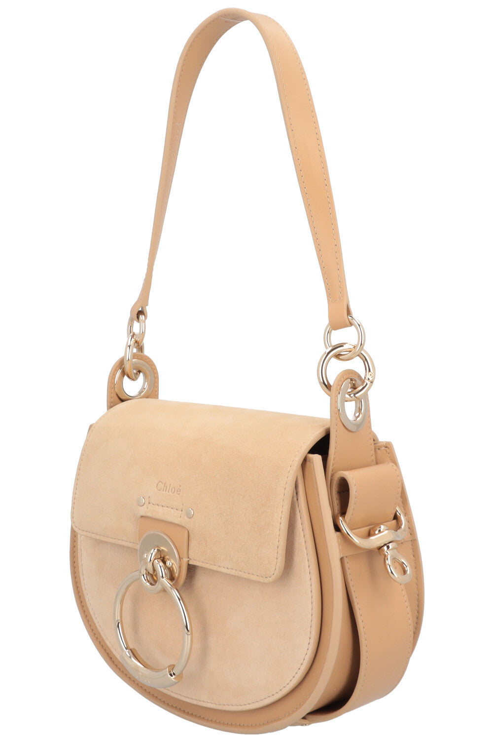CHLOÉ Small Tess Crossbody Bag Beige