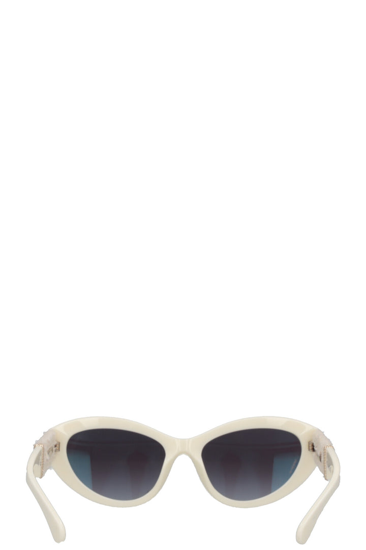 CHANEL CH5513 Tweed Sunglasses Ivory