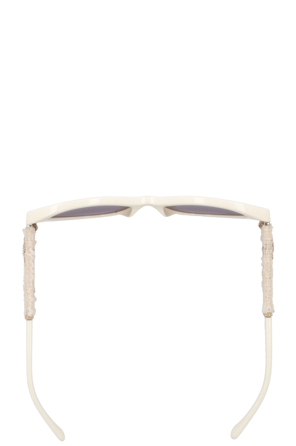 CHANEL CH5513 Tweed Sunglasses Ivory