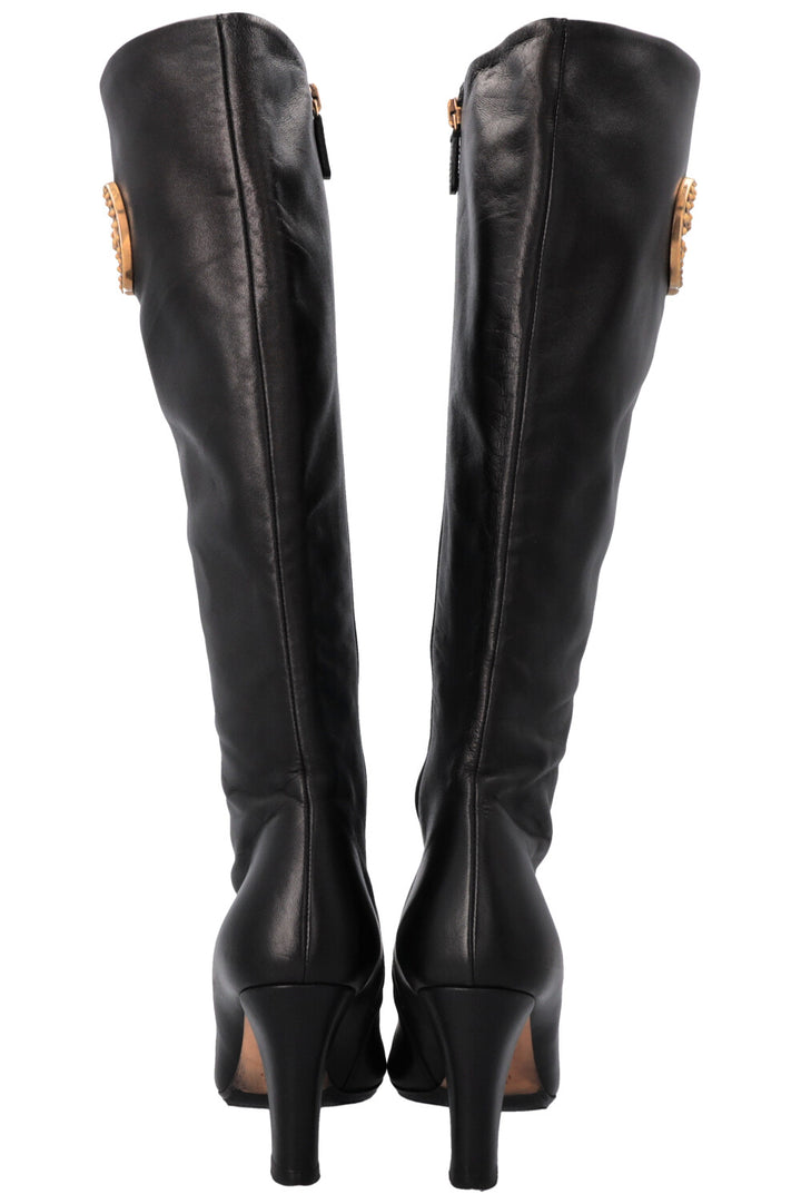 GUCCI GG Interlocking Boots Black