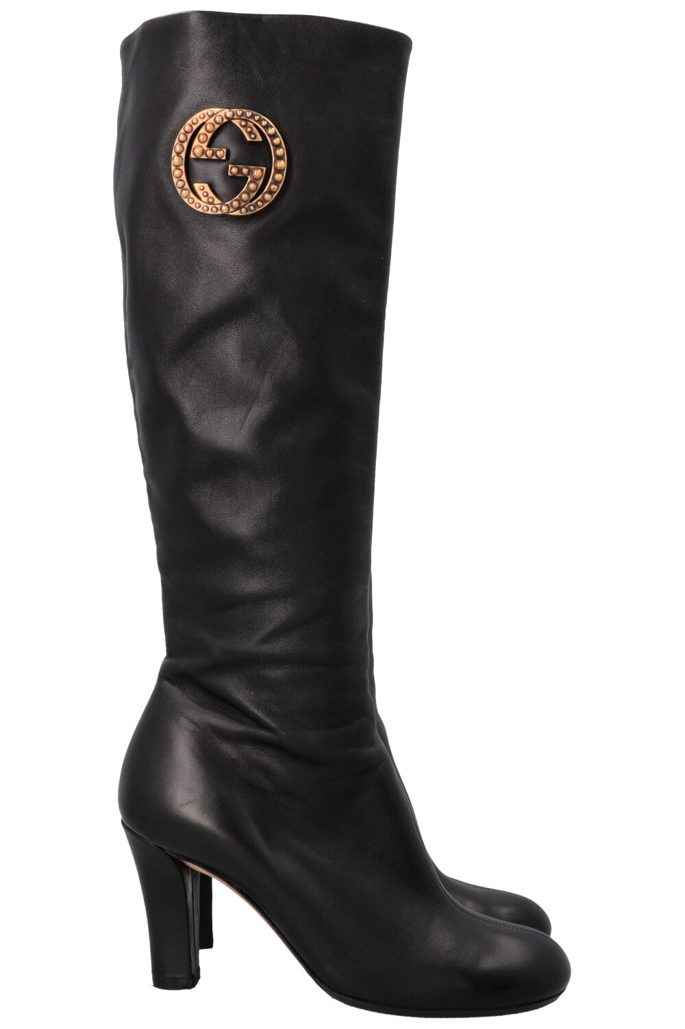 GUCCI GG Interlocking Boots Black