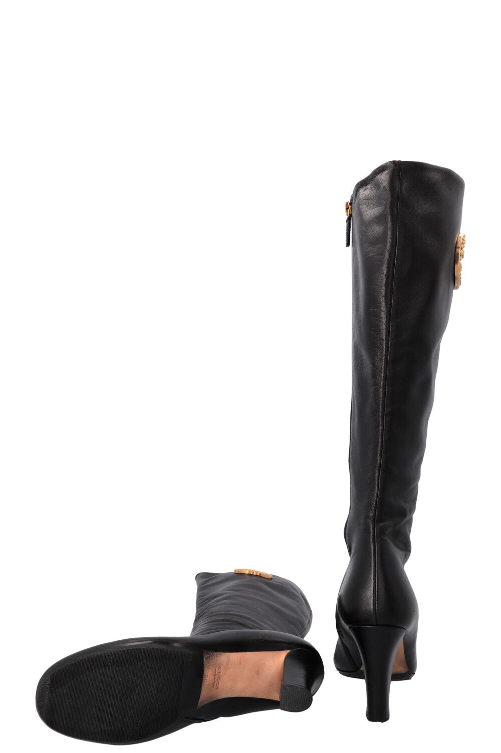 GUCCI GG Interlocking Boots Black