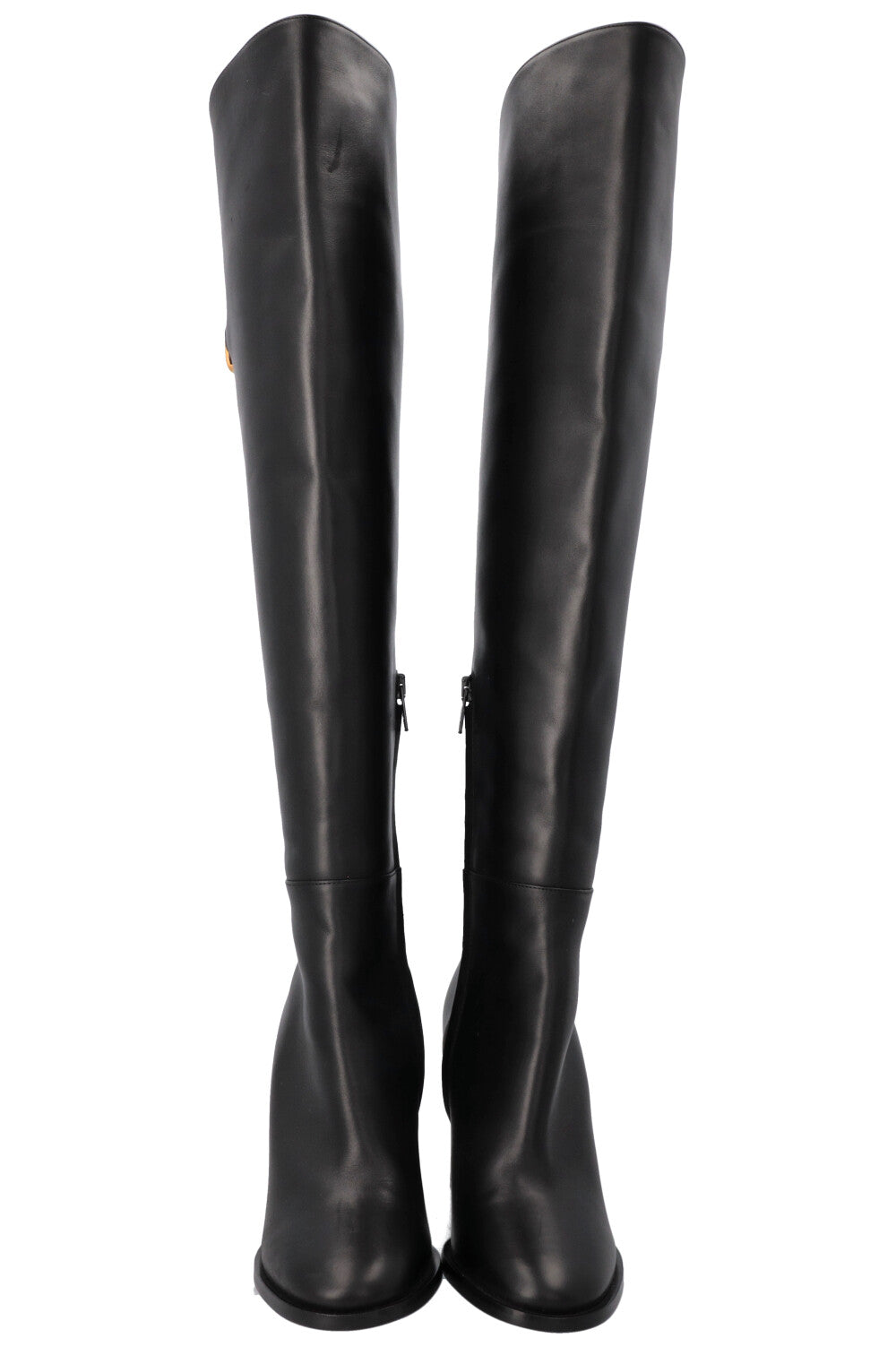 VALENTINO V Logo Buckle Boots Black