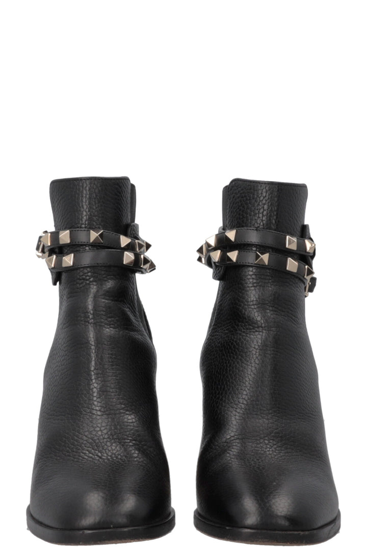 VALENTINO Rockstud Ankle Boots Black