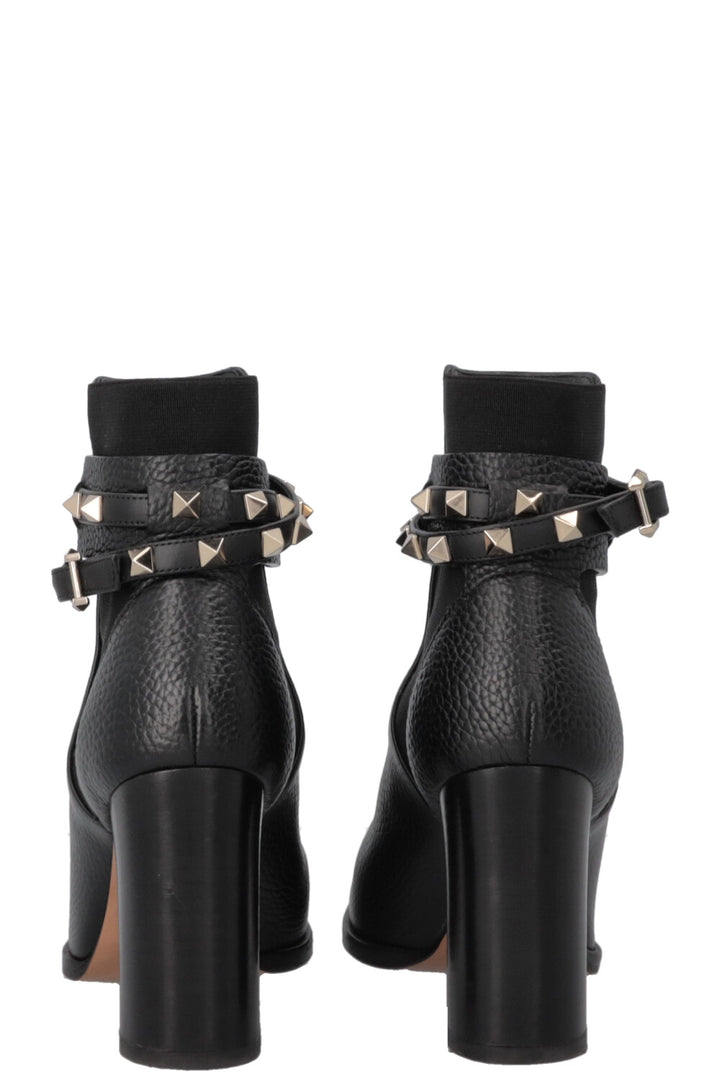 VALENTINO Rockstud Ankle Boots Black