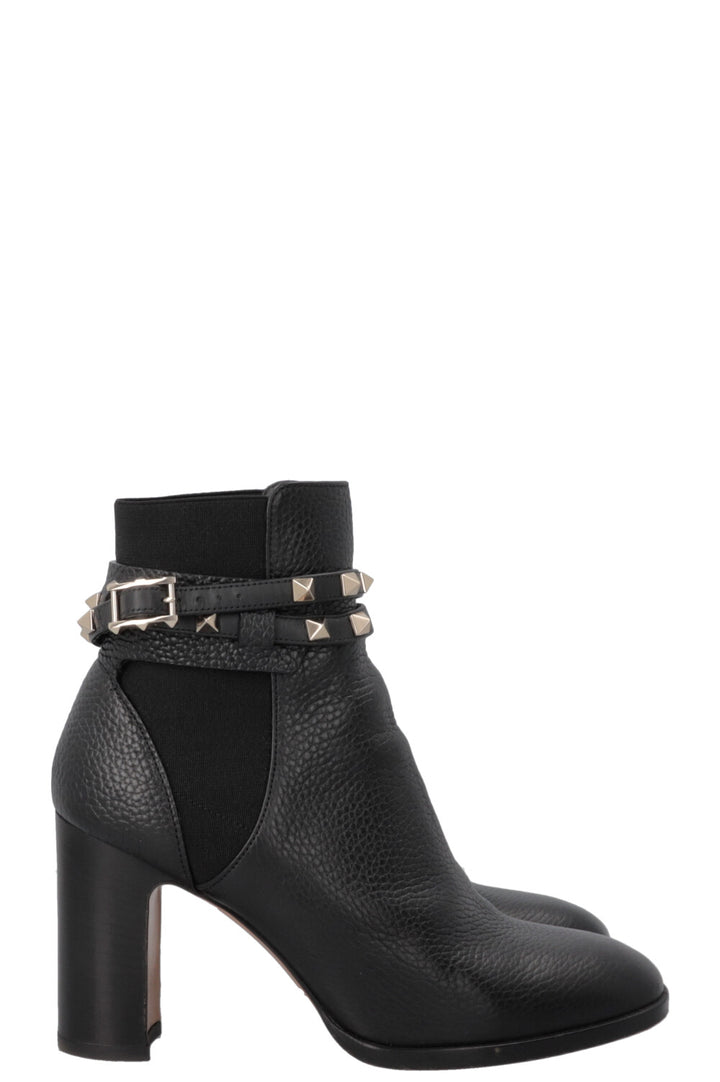 VALENTINO Rockstud Ankle Boots Black