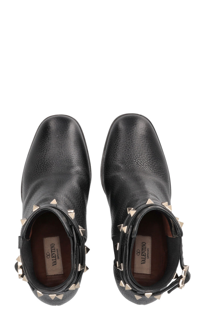 VALENTINO Rockstud Ankle Boots Black