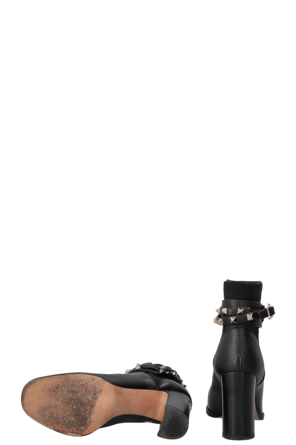 VALENTINO Rockstud Ankle Boots Black