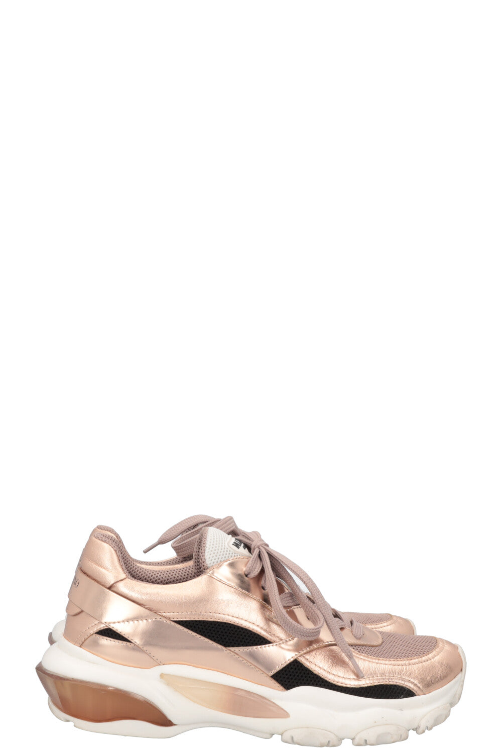 VALENTINO Low Top Bounce Sneaker Metallic Pink