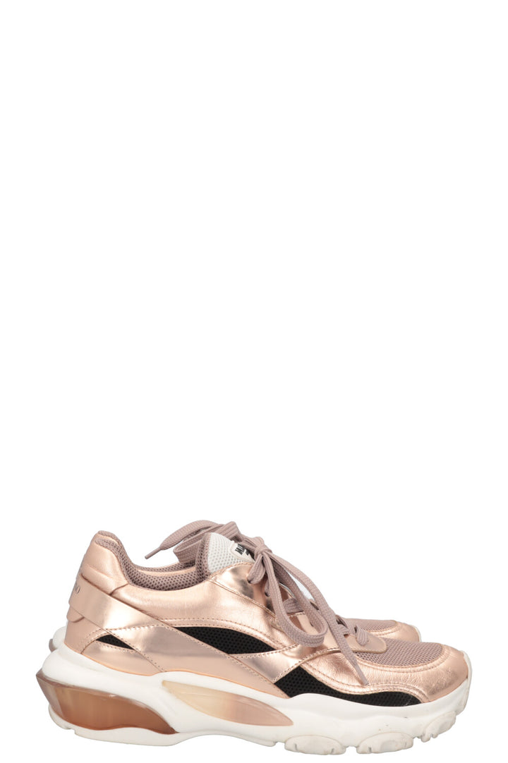 VALENTINO Low Top Bounce Sneaker Metallic Pink